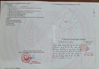 Chính chủ cần tiền cần bán gấp lô đất tại Tân Vinh, Lương Sơn